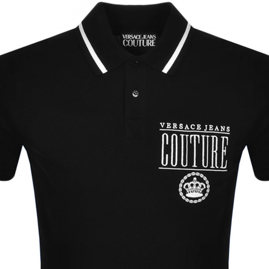 Alternative Image for ProductVersace Jeans Couture Polo T Shirt Black2